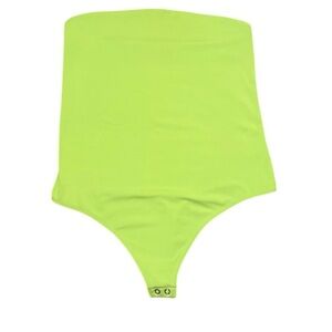 Express Women’s Lime Green Bodysuit Size L